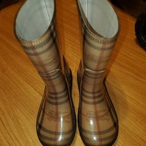 Girls Burberry Rainboots